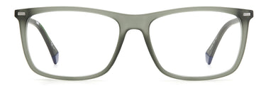Premium Men Polaroid Eyeglasses: PLD D430 - Matte Green - SpecSMART Eye Clinic (Front View)